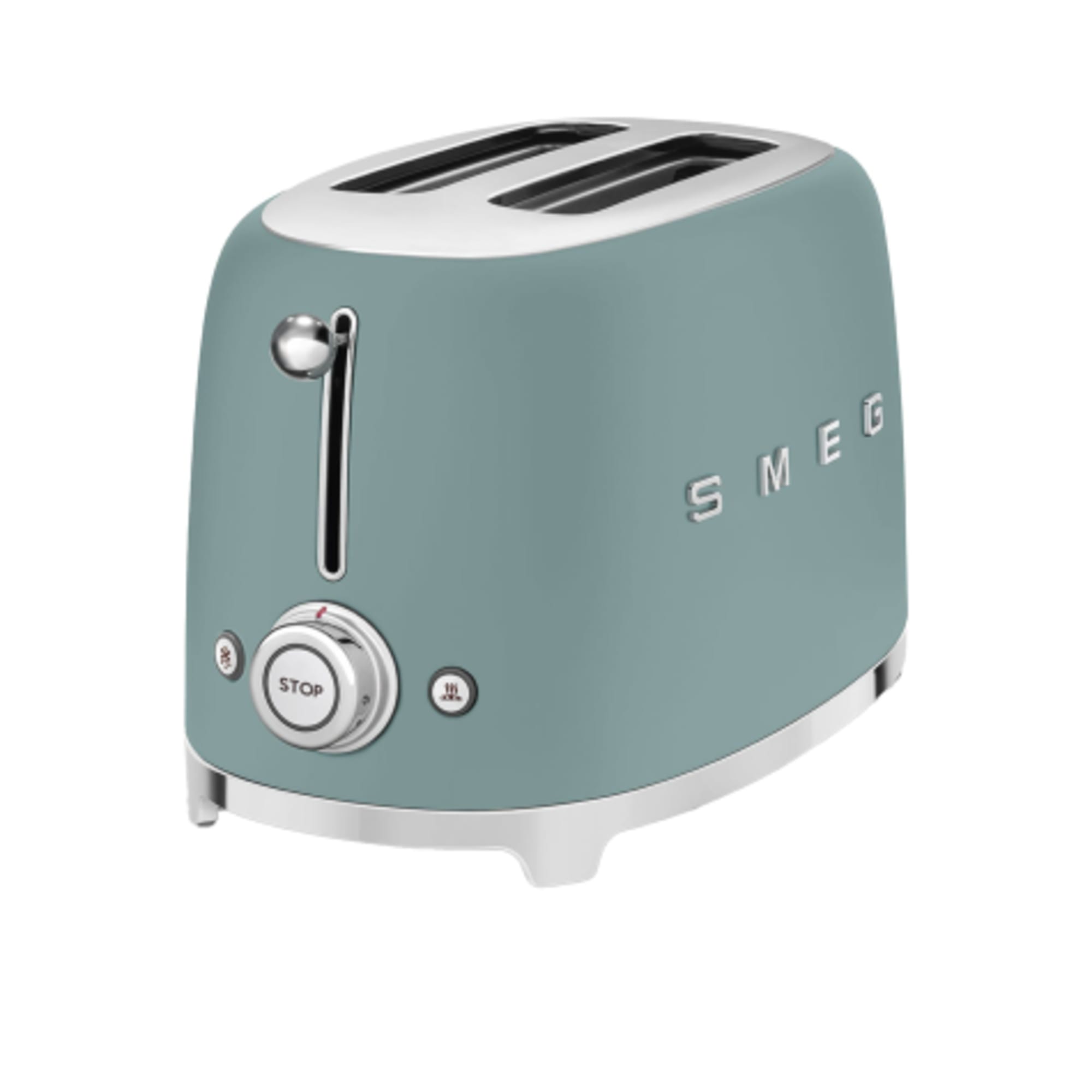 Smeg 50's Retro Style TSF01 2 Slice Toaster Black Kitchen Warehouse™